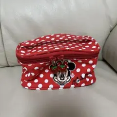ディズニーリゾート　ミニーマウス 水玉ポーチ