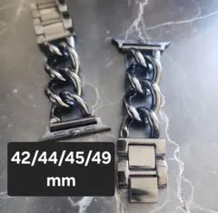 Apple Watch バンド ステンレススチール 42/44/45/49mm