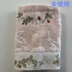 【新品　未使用】WEDGWOOD ウォッシュタオル ピンクワイルドストロベリーのサムネイル