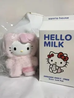 【sanrio house】シークレット フラッフィー キティ チャーム ピンク