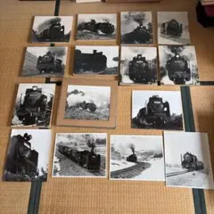 蒸気機関車 D51 写真パネル 15枚セット 鉄道写真