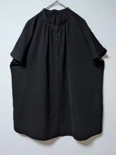 GU エアリー バンドカラー シャツ