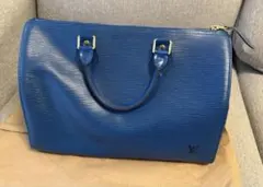 MS様　美品　Louis Vuitton エピレザーのボストンバッグ　ブルー LOUIS VUITTON - LOUIS VUITTON(ルイヴィトン) ボストンバッグ エピ