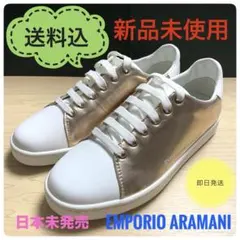【新品】EMPORIO ARAMANI レディース ロー スニーカー US6のサムネイル