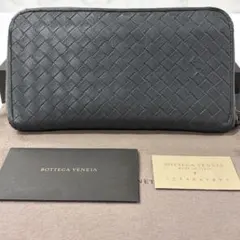 超良品‼️ ボッテガヴェネタ　財布　長財布　イントレチャート　ラウンドファスナー