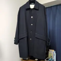 ウール ステンカラーコート