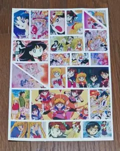 平成レトロ 美少女戦士セーラームーン シール ステッカー