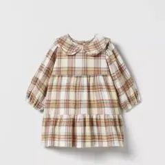 ZARA チェック柄 ワンピース 3-4歳用