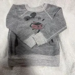 ミッキーマウス トレーナー 110cm グレー