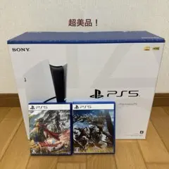 【新型】PS5 本体 ディスクドライブ搭載 CFI-2000A01 ソフト付き