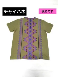 チャイハネ　アミナ　オルテガプリント　Tシャツ　エスニック柄 メンズ　レディースのサムネイル