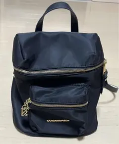 SAMANTHAVEGA 黒 ナイロン リュック　美品