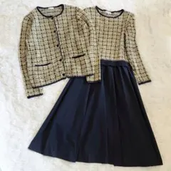 マッキントッシュフィロソフィー　セットアップ 2点セット　ツイード　ノーカラー