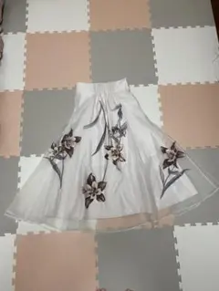 オパールフラワーフレアスカート サイズ38