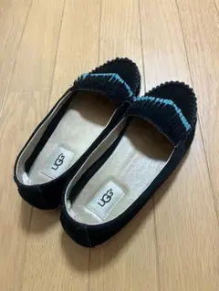 UGG/アグ　フラットシューズ 　エスパドリーユ　ブラック系　サイズ24cm