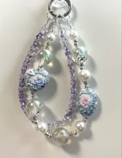 ビーズ キーホルダー 携帯ストラップ バッグチャーム