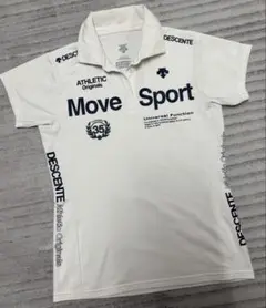 DESCENTE Move Sport ポロシャツ ホワイト
