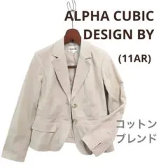 ☘️(M-L)アルファキュービック テーラードジャケット　ブレザー　長袖のサムネイル