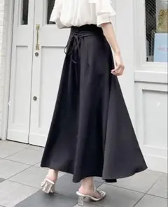 INGNI バックレースアップフレアスカート