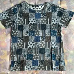 drug store's パッチワーク 風半袖Tシャツ3