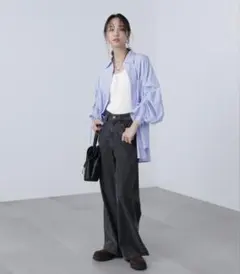 plageレディースシャツブラウスSoft Oxford Longシャツ - メルカリ