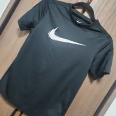 NIKE黒 DRI-FIT キッズ Tシャツ ブラック