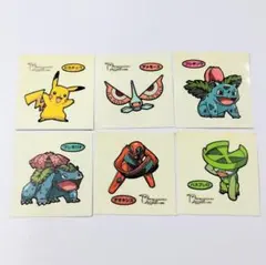 ポケモンパンシール【第５６弾】６枚セット☆デコキャラシール