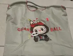 Labubu ラブブ 刺繍エコバッグ 軽量ナイロン Mサイズ 新品