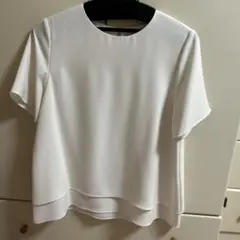 theory luxe セオリーリュクス 半袖ブラウス ホワイト