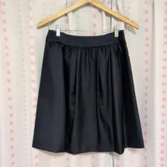 ​【美品】テチチ タックスカート L 濃紺 ウエスト背中ゴム クリーニング済
