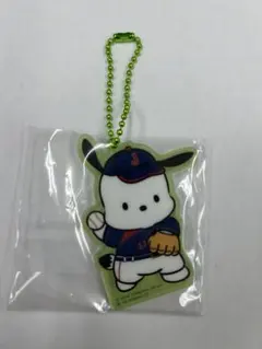 タイトーくじ　侍ジャパン×サンリオ　ポチャッコ　アクリルキーホルダー