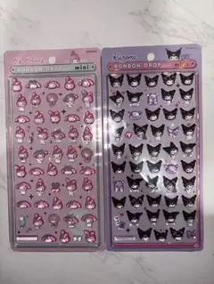 マイメロディ & クロミボンボンドロップミニシールセット