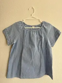 TOMMY HILFIGER 半袖ブラウス 164 ストライプ