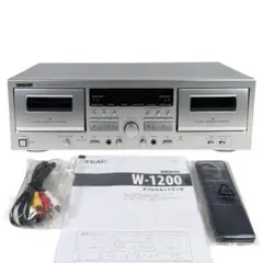 希少品　新品未使用品　TEAC W-1200 ダブルカセットデッキ W-1200 | ダブルカセットデッキ | ブランド,TEAC | ティアックストア