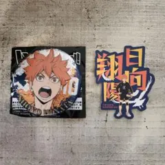 ハイキュー!! 劇場版ゴミ捨て場の決戦 缶バッジビスケット ステッカー 日向翔陽
