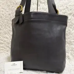 コーチ✨極美品✨オールドコーチ グラブタンレザー 黒 ミニトート 