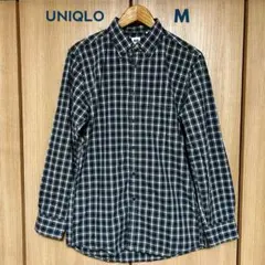 【UNIQLO】　ユニクロ　シャツ　チェック　長袖