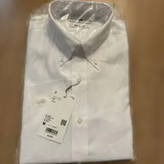 スーパーノンアイロン スリムフィットシャツ M ホワイト　新品　白