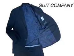 スーツカンパニー ウール100% ストライプ 160cm メンズスーツ