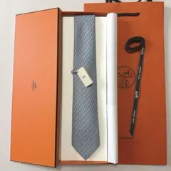 エルメス】新品未使用品/シルクタイ 7 cm＜パンスH＞ - メルカリ