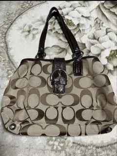 【Neokyo公式アカウント09様専用】COACH ハンドバッグ ブラウン