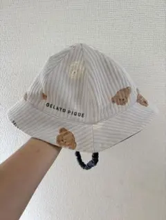 GELATO PIQUE 犬柄 ベビー帽子