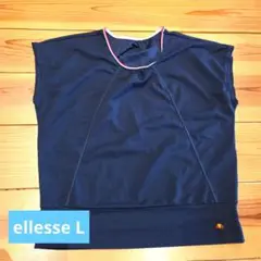 ellesse ネイビー Tシャツ Lサイズ