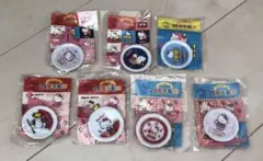☆昭和レトロ☆未使用☆ ハローキティ サンリオ小皿 25周年記念 7点セット