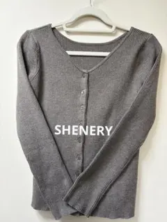 SHENERY 3way リブ編みニット