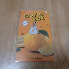 TEAZEN TWICE TZUYU'S PICK カード