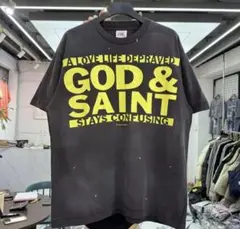 GOD & SAINT プリントTシャツ - メルカリ