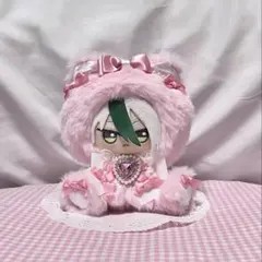 ハンドメイド 着ぐるみ おすわりぬい服 推し活 桃色 白色 d435