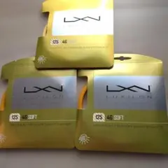 LUXILON 4G SOFT 125 テニスガット3点セット