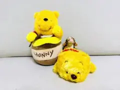 Disney くまのプーさん ぬいぐるみ バッジ プー ハニーハント まとめ売り